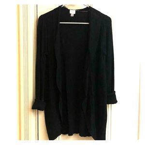Black cardigan